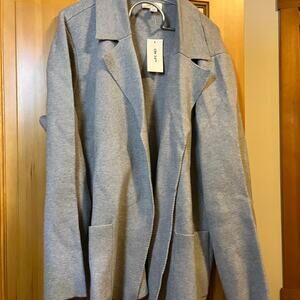 On 34th sweater blazer